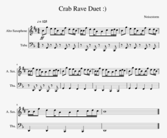 Crab Rave Recorder Sheet Music