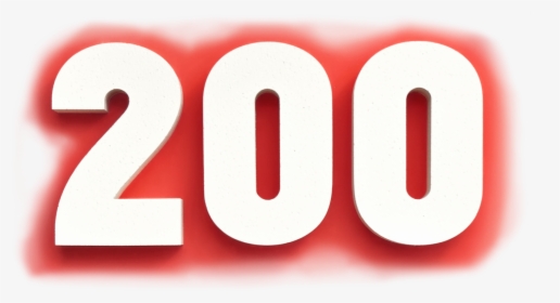 200 Number, HD Png Download, Free Download