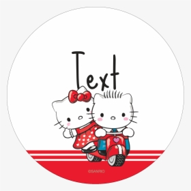 Hello Clipart Name Badge - Hello Kitty And Dear Daniel Wedding Card, HD Png Download, Free Download