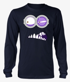 Evil Minion Face Shirt Despicable Me - Loving Memory Dad Shirts, HD Png Download, Free Download