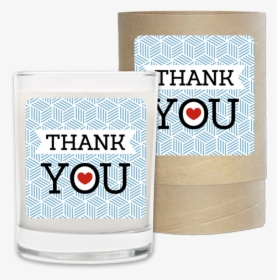 Thank You Banner Candle - Pint Glass, HD Png Download, Free Download