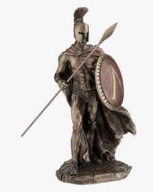 Leonidas With Spear Statue - Greek Mythology Zeus Figure, HD Png Download, Free Download