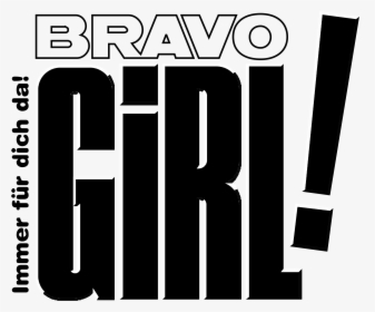 Bravo Girl Logo Black And White - Bravo Girl Logo, HD Png Download, Free Download