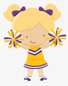 Sports Gin Stica Imagenes - Cheerleader Clipart Orange And Blue, HD Png Download, Free Download