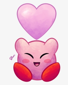 Kirby With Heart, HD Png Download, Free Download