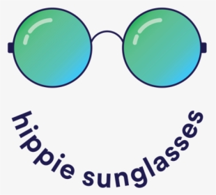 Hippie Sunglasses Gradient Shades Sunglasses Hippie - Circle, HD Png Download, Free Download