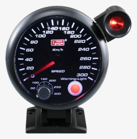 95 Mm Racing Automobile Gauge Warning Speed Meter - Speedometer Analog Racing, HD Png Download, Free Download