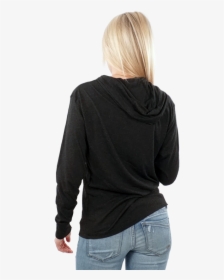 Woman Hoodie Back Png, Transparent Png, Free Download