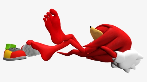 3d Relaxing Time By Feetymcfoot-daks380 - Knuckles The Echidna Feet, HD Png Download, Free Download