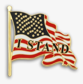 Custom "i Stand - American Flag Vector Png, Transparent Png, Free Download