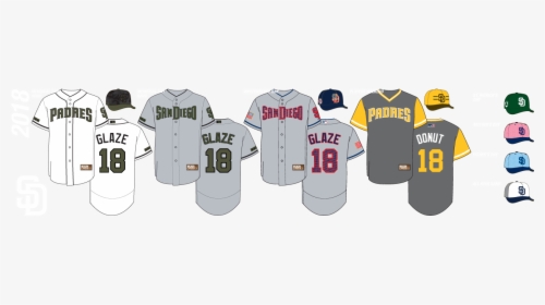 San Diego Padres Uniforms 2018, HD Png Download, Free Download
