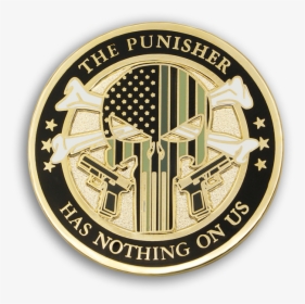 Punisher Challenge Coin, HD Png Download, Free Download