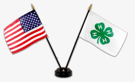 American Flag And 4 H Flag, HD Png Download, Free Download