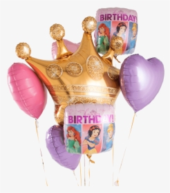 Crown Princess Birthday Bunch - Balloon, HD Png Download, Free Download