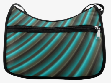 Glossy Green Gradient Stripes Crossbody Bags - Handbag, HD Png Download, Free Download