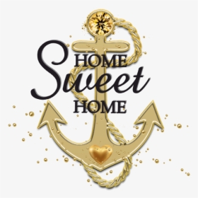 #homesweethome #home #goldenanchor #anchors #golden - Transparent Background Silhouette Anchor Png, Png Download, Free Download