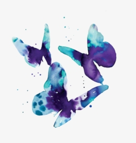 Small Watercolor Butterfly Tattoo, HD Png Download, Free Download