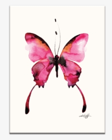 Watercolour Painting Of Butterfly, HD Png Download, Free Download