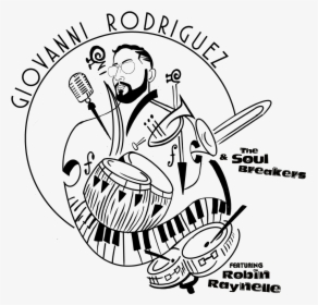 Giovanni Rodriguez & The Soul Breakers Featuring Robin - Cartoon, HD Png Download, Free Download