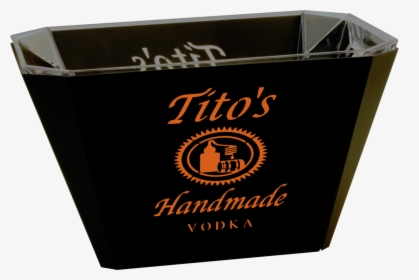 Led Ice Bucket - Tito's Vodka Logo .png, Transparent Png, Free Download