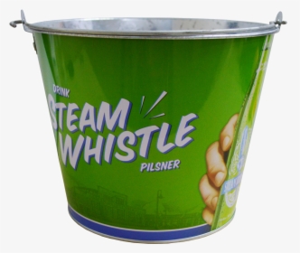 Bar Ice Bucket Hotel Bucket For Ice With Full Color - Steam Whistle, HD Png Download, Free Download