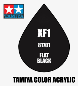 Tamiya Mini Xf-01 Flat Black 10ml Acrylic Paint - Triangle, HD Png Download, Free Download