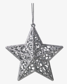 Holiday Ornament,christmas Design,ceiling Fixture,star,christmas - Etoile Argent, HD Png Download, Free Download