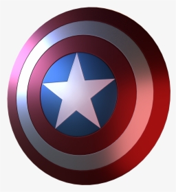 Stickers Rond Captain America, HD Png Download, Free Download