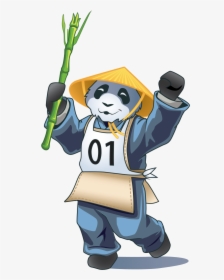 Panda Running Transparent, HD Png Download, Free Download