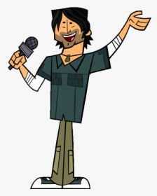 Chris With Mic - Total Drama Island Chris Mcclain, HD Png Download, Free Download