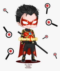 Finally Tim Is Here The Robins Are Complete who’s Next    nightwing - Cartoon, HD Png Download, Free Download