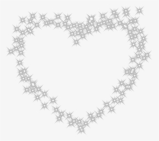 White Heart Black Pattern - Cross Stitch Heart Outline, HD Png Download, Free Download