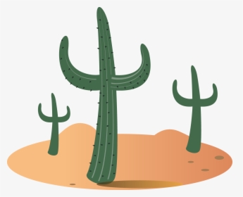 Arizona Vector Cactus - Transparent Desert Plant Clipart, HD Png Download, Free Download
