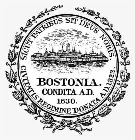 Seal Of Boston, Massachusetts Transparent Background - City Of Boston Seal, HD Png Download, Free Download