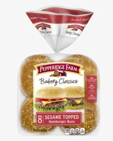 Pepperidge Farm Hamburger Buns - Pepperidge Farm Hot Dog Buns Sweet, HD Png Download, Free Download