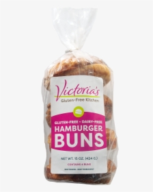 Victorias Gluten Free Hamburger Buns Packaged - Whole Wheat Bread, HD Png Download, Free Download