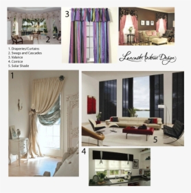 Window Treatments Lancaster Interior Design - Panel, HD Png Download, Free Download