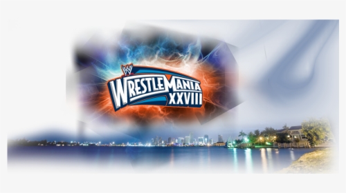 Wrestlemania Xxviii 28 Logo Miami - Wrestlemania 28 Logo Png, Transparent Png, Free Download
