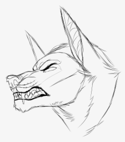 Angry Wolf Lineart Not Free To Use Without Permissionn - Free To Use Transparent Lineart, HD Png Download, Free Download
