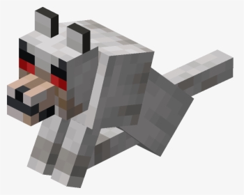 Minecraft Baby Angry Wolf, HD Png Download, Free Download