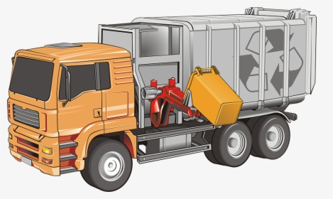 Truck, Heavy Weight, Vehicle, Trash, Road, Tire - Transporte De Residuos Solidos Urbanos, HD Png Download, Free Download