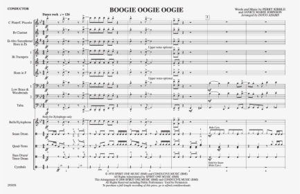 Boogie Oogie Oogie Thumbnail - Sheet Music, HD Png Download, Free Download