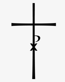Black Simple Cross Outline, HD Png Download, Free Download