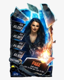 Paige S5 24 Shattered - Wwe Supercard Nikki Bella, HD Png Download, Free Download