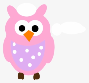 Transparent Pink Owl Clipart - Baby Owl Clip Art, HD Png Download, Free Download