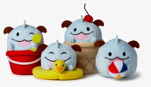 League Of Legends Pluche Summer Poro 4 Pack, HD Png Download, Free Download