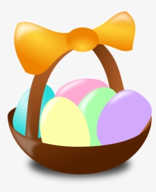 Easter Egg Basket Clip Art, HD Png Download, Free Download
