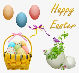 Easter Clip Art, Easter, Easter Eggs, Basket - Design, HD Png Download, Free Download
