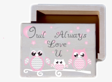 Owl Always Love U White Wash Wood Keepsake Collectible - Picture Frame, HD Png Download, Free Download