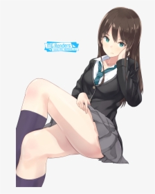 The Idolm@ster Cinderella Girls - Anime Girls Crossing Legs, HD Png Download, Free Download